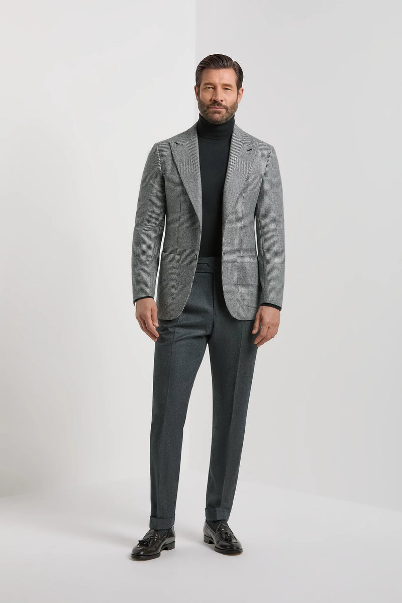 men pini parma prince of wales jacket made in italy in wool 