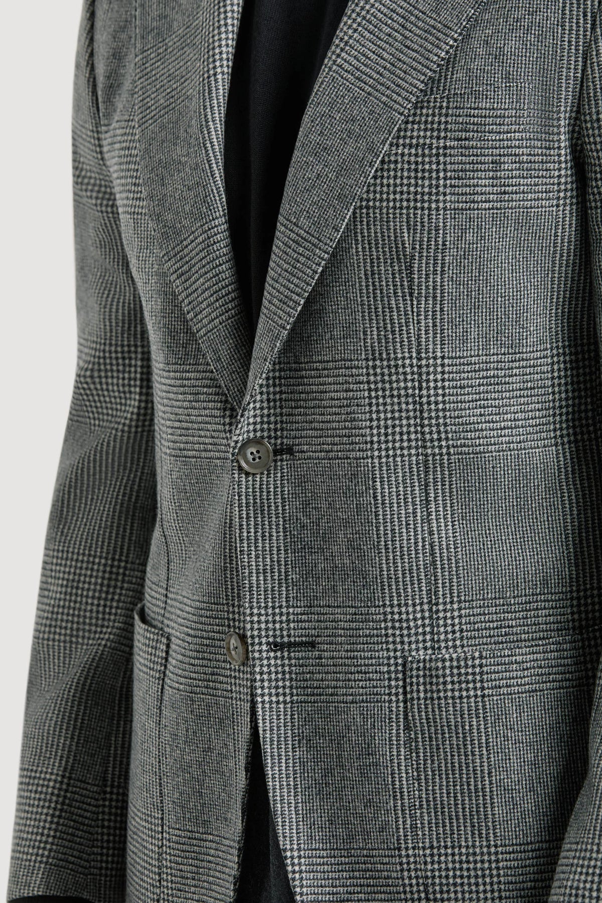 men pini parma prince of wales jacket made in italy in wool 