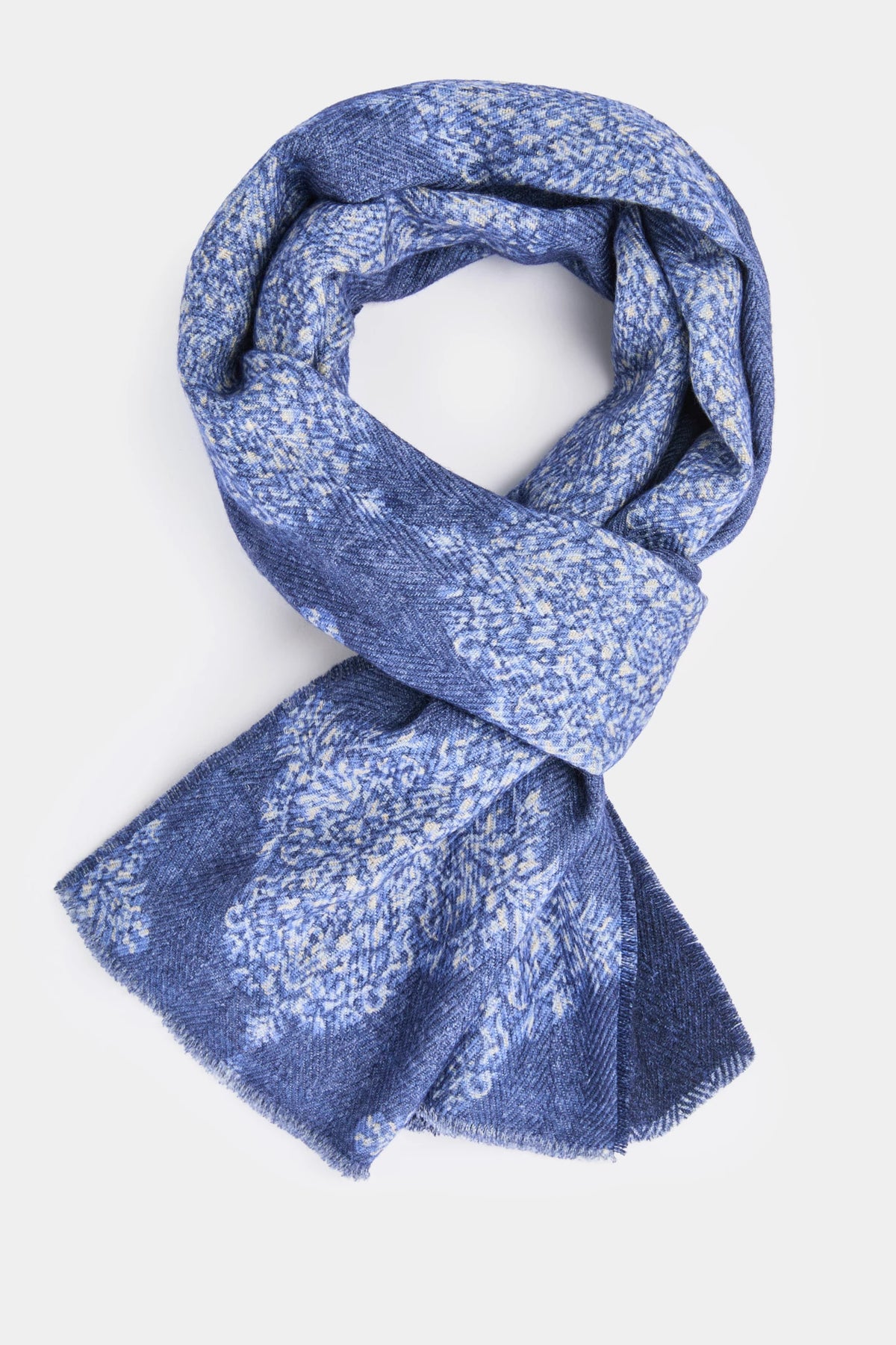 men pini parma blue avio scarf made in italy 