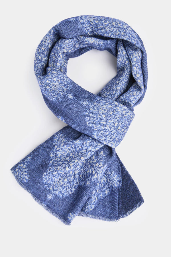 men pini parma blue avio scarf made in italy 