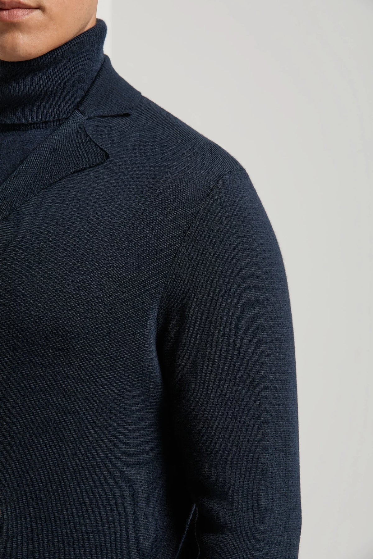 men pini parma double breasted knitted jacket made in italy in wool 