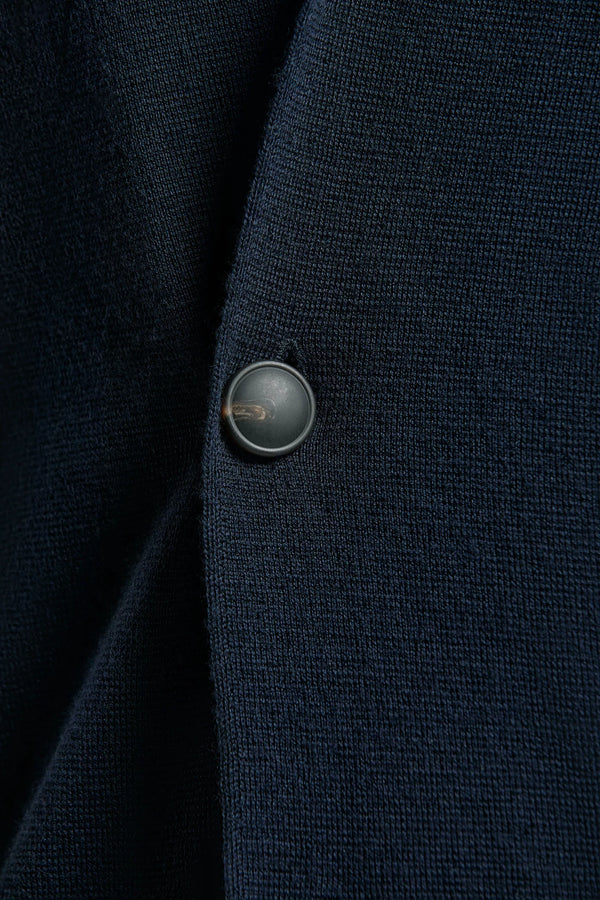 men pini parma double breasted knitted jacket made in italy in wool 