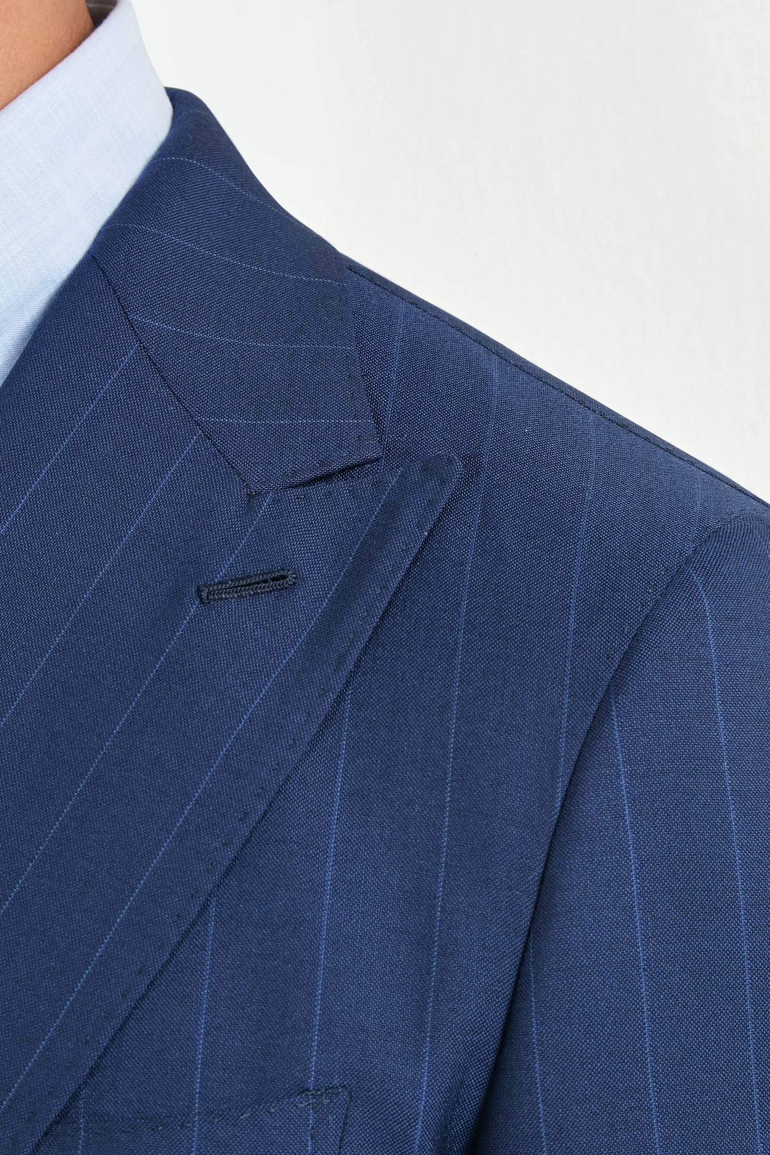 Men Pini Parma bue striped double breasted suit made in italy in wool 