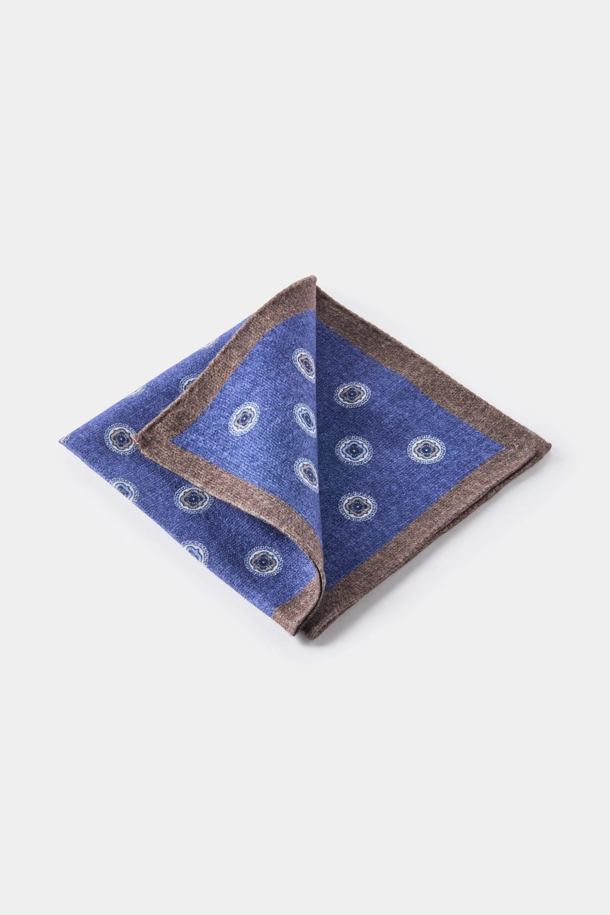 men pini parma fancy scarf made in italy in blue 