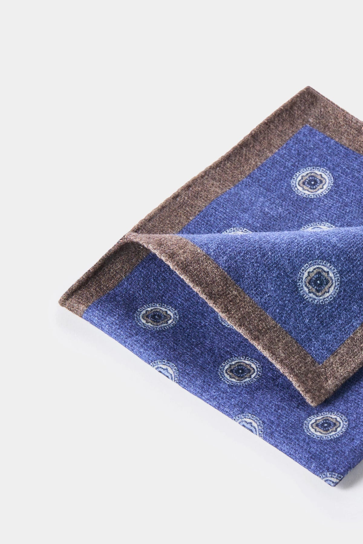 men pini parma fancy scarf made in italy in blue 