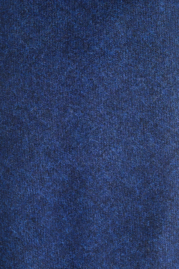 Blue flannel tie - Made In Italy