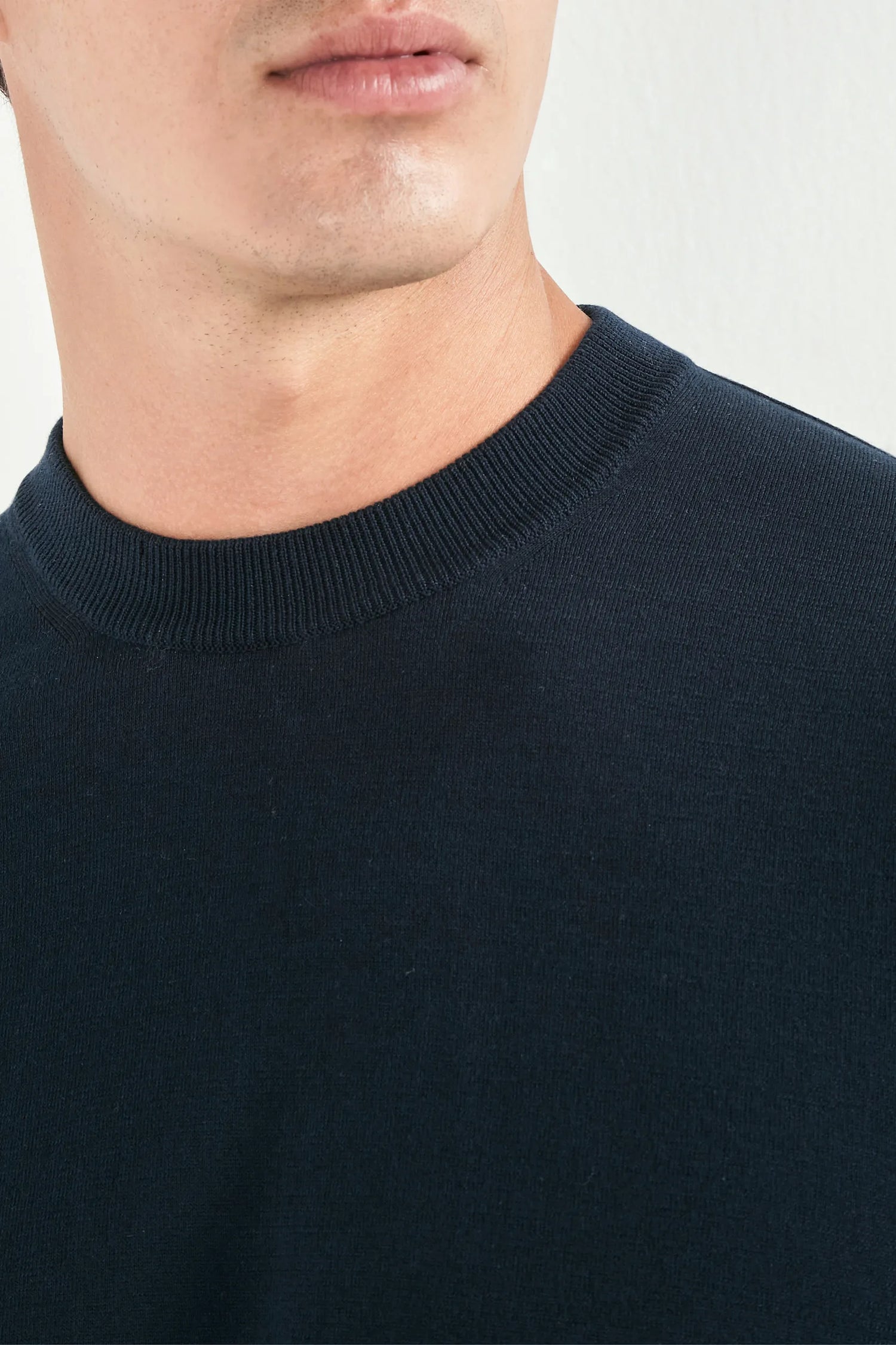 blue high neck t-shirt, men's blue t-shirt, italian cotton t-shirt, blue mock neck t-shirt, luxury men's t-shirt, elegant men's t-shirt, refined cotton t-shirt, tailored blue t-shirt, premium italian t-shirt, sophisticated men's top, timeless italian t-shirt, upscale men's t-shirt, classic blue t-shirt, italian craftsmanship t-shirt, premium men's high neck t-shirt, refined italian t-shirt