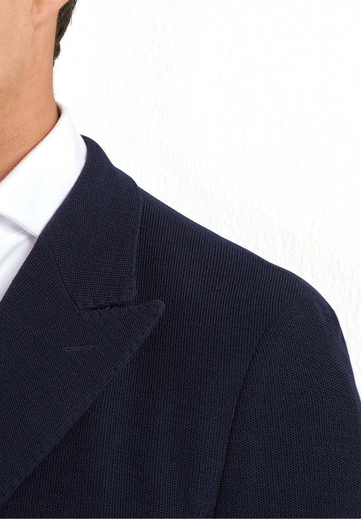 blue jersey jacket, men's double breasted jacket, italian jersey jacket, blue jersey blazer, luxury men's jacket, elegant men's blazer, refined jersey jacket, tailored blue jacket, premium italian jacket, sophisticated men's blazer, timeless italian jacket, upscale men's blazer, classic blue jersey jacket, italian craftsmanship blazer, premium men's jersey blazer, refined italian double breasted jacket