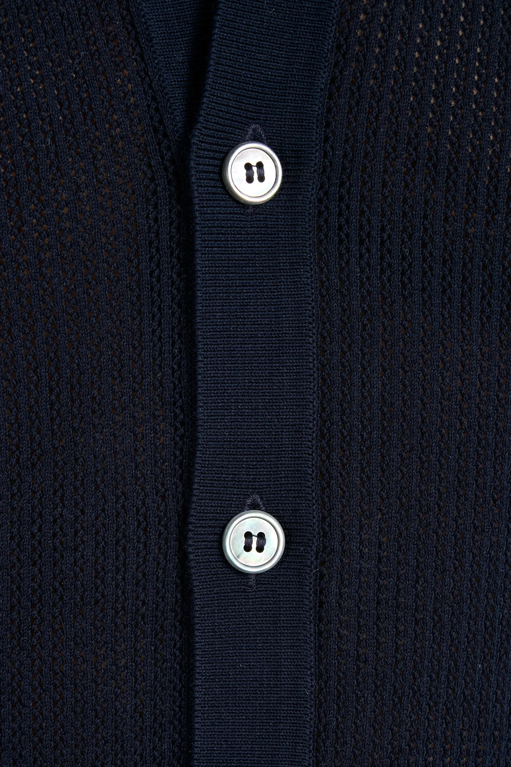 Men Pini Parma blue polo cardigan, knitwear, made in italy in cotton 