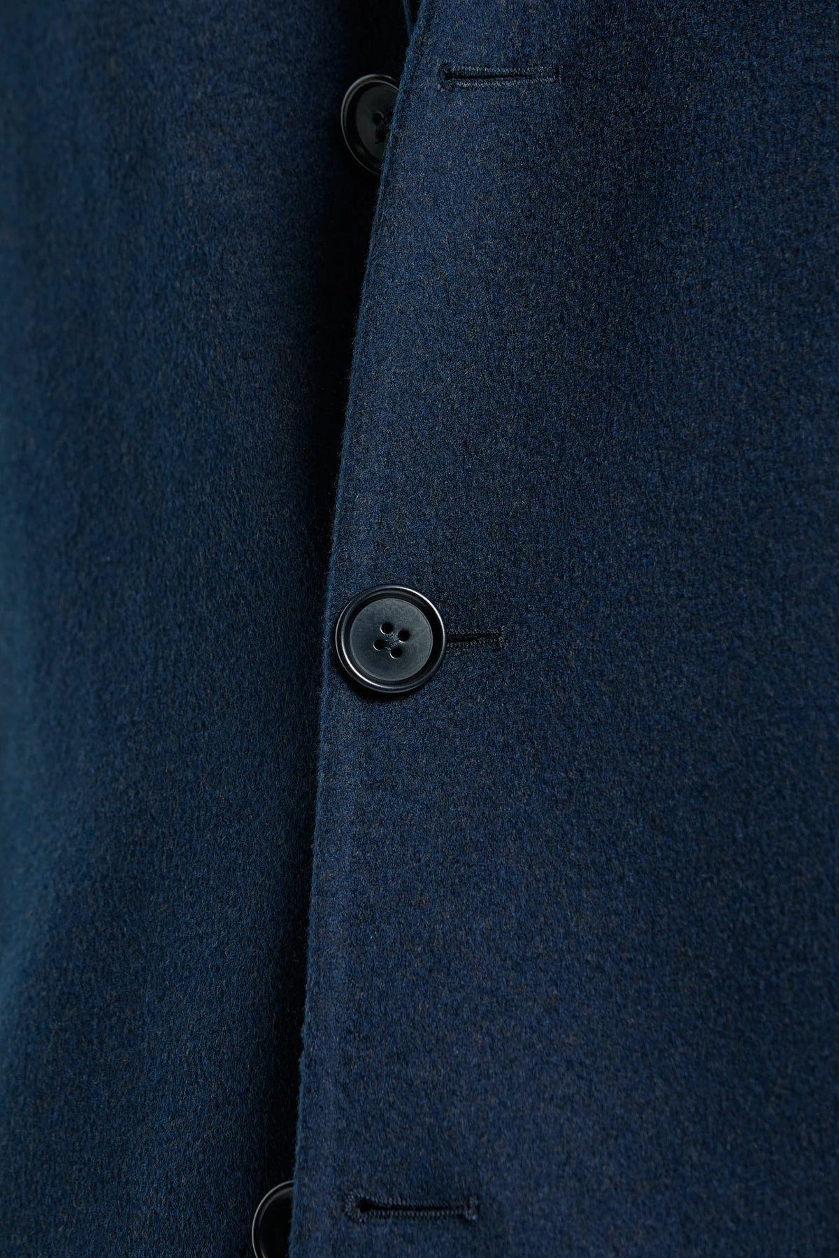 Pini Parma made in italy men blue overcoat wool winter