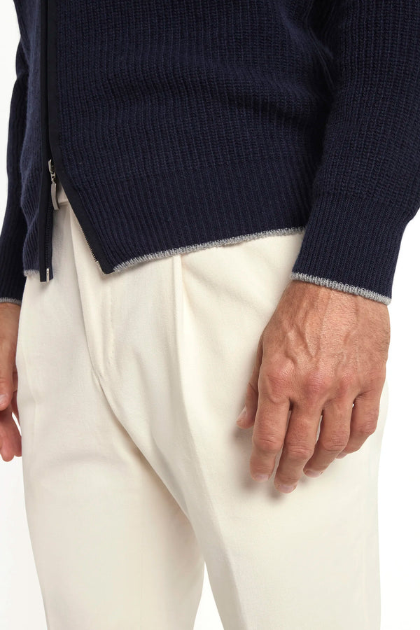 blue ribbed full zip, men's cashmere full zip, italian knit full zip, blue cashmere zip sweater, luxury men's full zip, elegant men's knitwear, refined ribbed full zip, tailored blue full zip, premium italian full zip, sophisticated men's zip sweater, timeless italian knitwear, upscale men's full zip, classic blue zip sweater, italian craftsmanship knitwear, premium men's cashmere zip, refined italian ribbed full zip