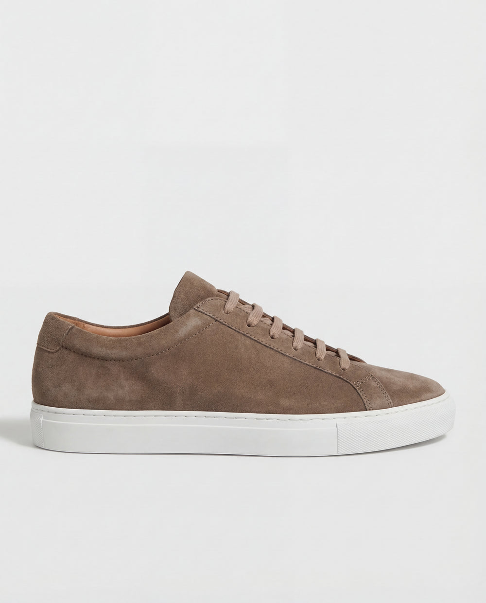 men Pini Parma brown sneakers made in italy in suede leather