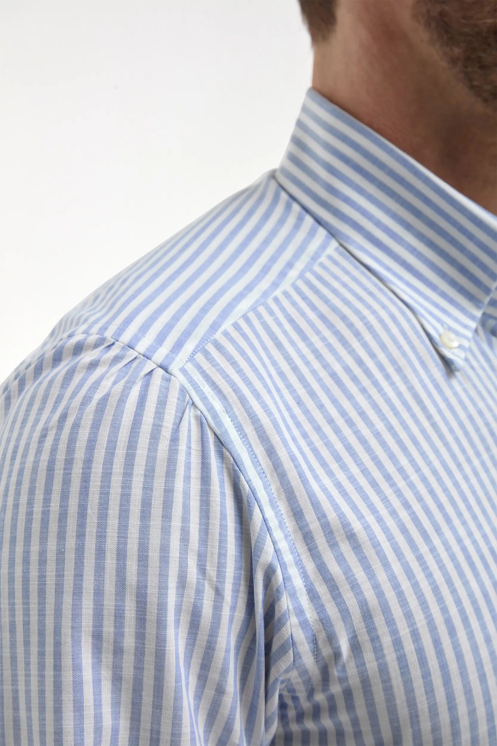 Linen italian collar shirt
