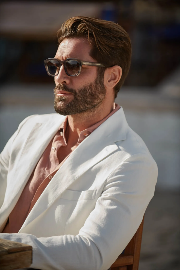 Grey Ischia sunglasses - Made in Italy