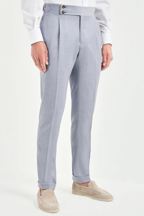 Men's Italian Blue Pants | Pini Parma Men's Italian Blue Pants | Pini Parma