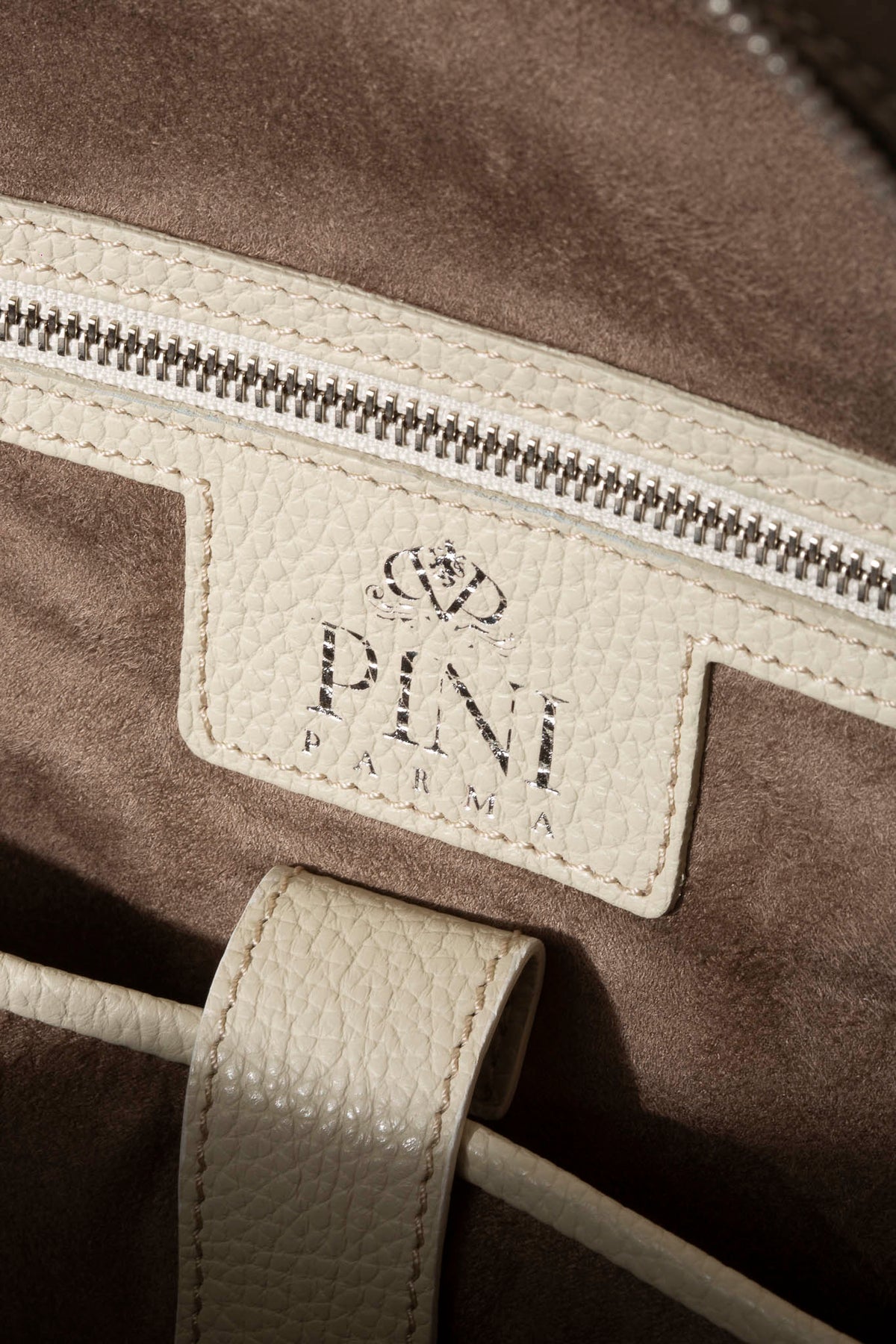 Sac à dos taupe en cuir - Made in Italy