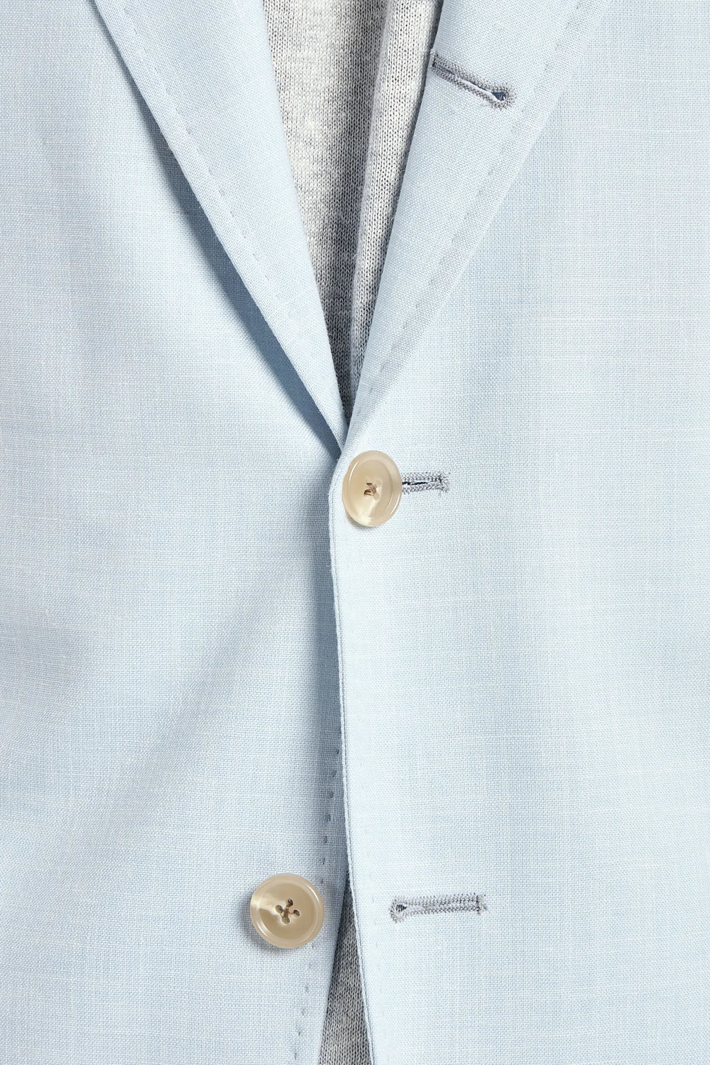 men Pini Parma light blue neapolitan jacket made in italy in a mix of wool, silk and linen