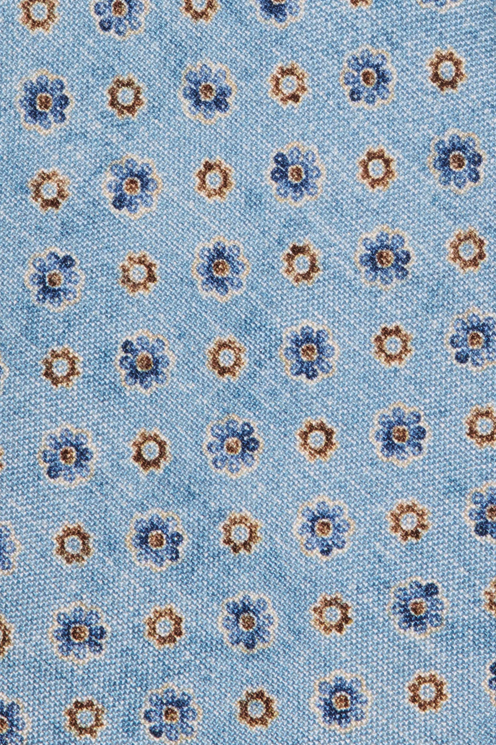 Light blue fancy silk tie - Made in Italy