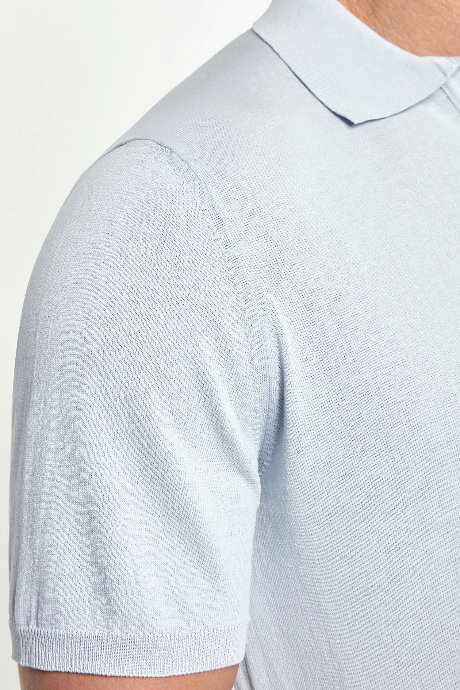 Polo azzurro chiaro - Made in Italy