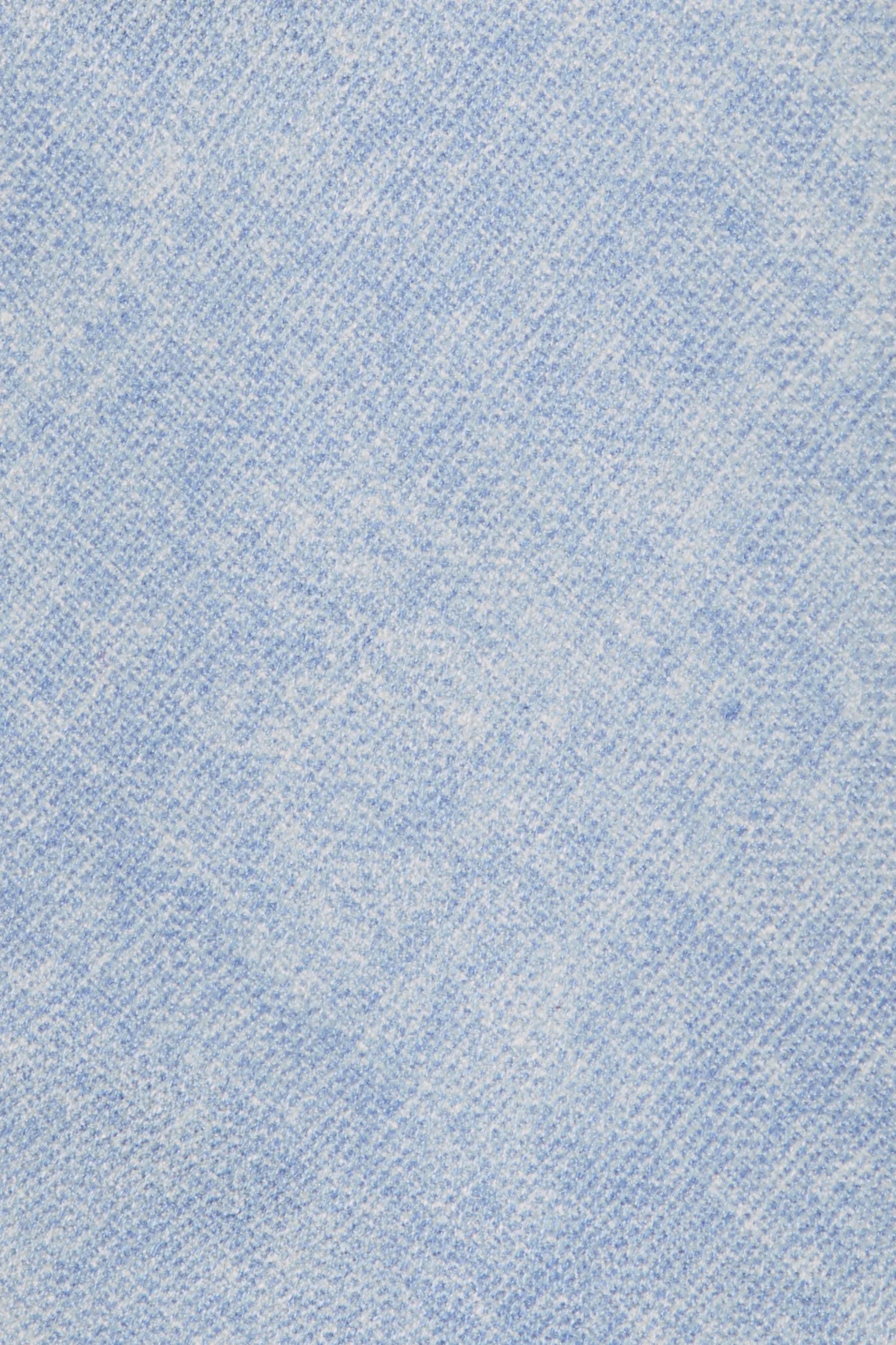 Close-up of blue denim fabric texture
