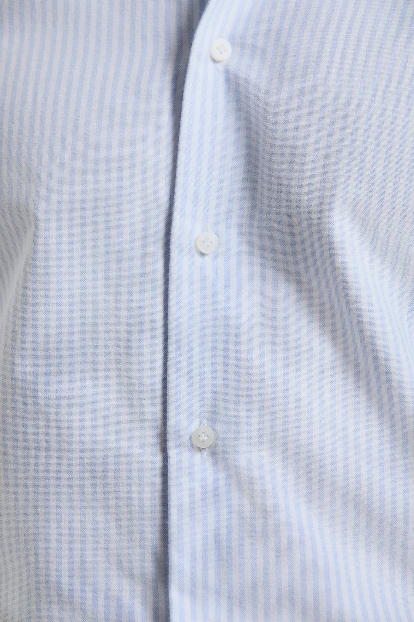 Light blue striped button down shirt - Made In Italy