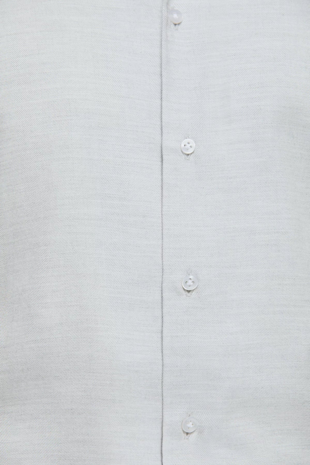 Men Pini Parma Made in Italy Light grey cotton and tencel shirt