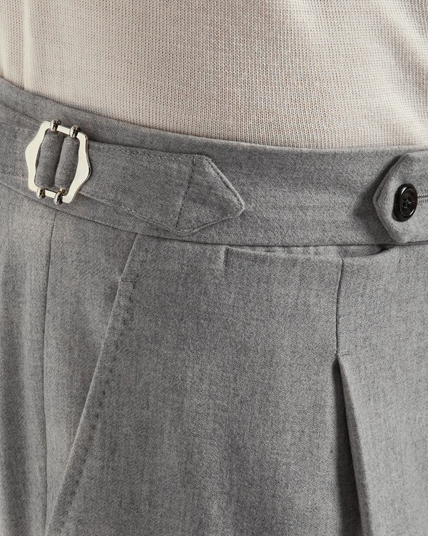 light grey flannel trousers, men's grey trousers, italian flannel pants, light grey roma trousers, luxury men's trousers, elegant men's pants, refined flannel trousers, tailored grey trousers, premium italian trousers, sophisticated men's flannel pants, timeless italian trousers, upscale men's trousers, classic grey pants, italian craftsmanship trousers, premium men's flannel trousers, refined italian roma trousers