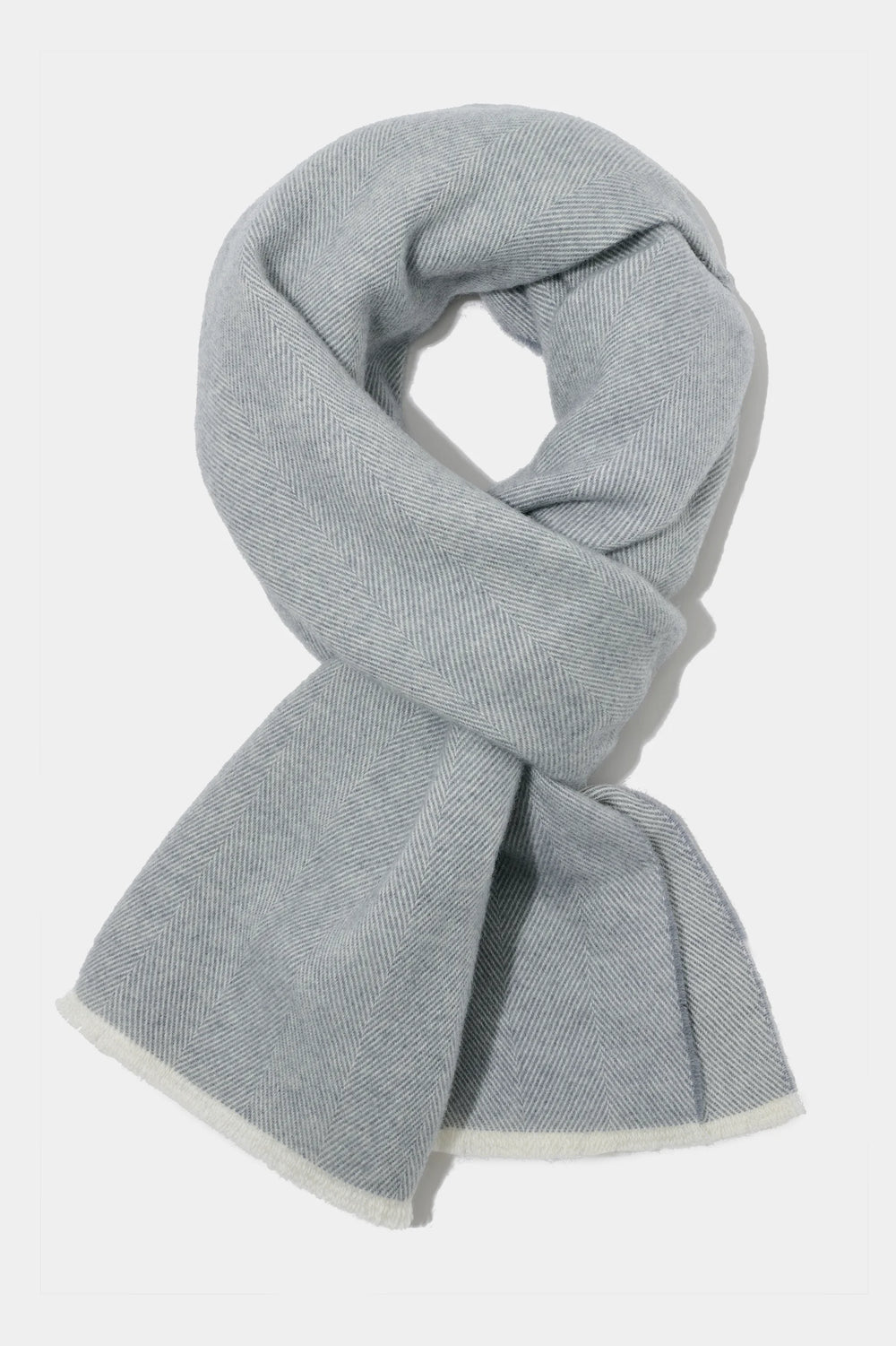 light grey herringbone scarf, men's herringbone scarf, italian wool scarf, light grey wool scarf, luxury men's scarf, elegant men's scarf, refined herringbone scarf, tailored light grey scarf, premium italian scarf, sophisticated men's scarf, timeless italian wool scarf, upscale men's scarf, classic light grey scarf, italian craftsmanship scarf, premium men's wool scarf, refined italian herringbone scarf