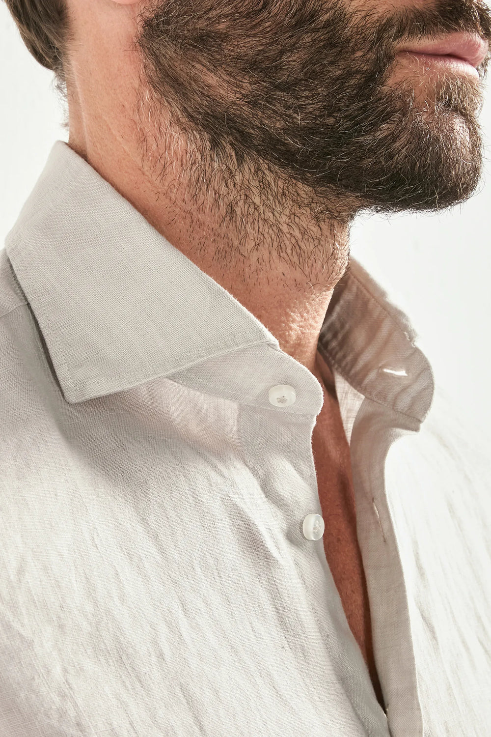 light stone linen shirt, men's stone linen shirt, italian linen shirt, garment dyed linen shirt, luxury men's shirt, elegant men's shirt, refined linen shirt, tailored stone shirt, premium italian shirt, sophisticated men's summer shirt, timeless italian shirt, upscale men's linen shirt, classic stone linen shirt, italian craftsmanship shirt, premium men's linen shirt, refined italian linen shirt