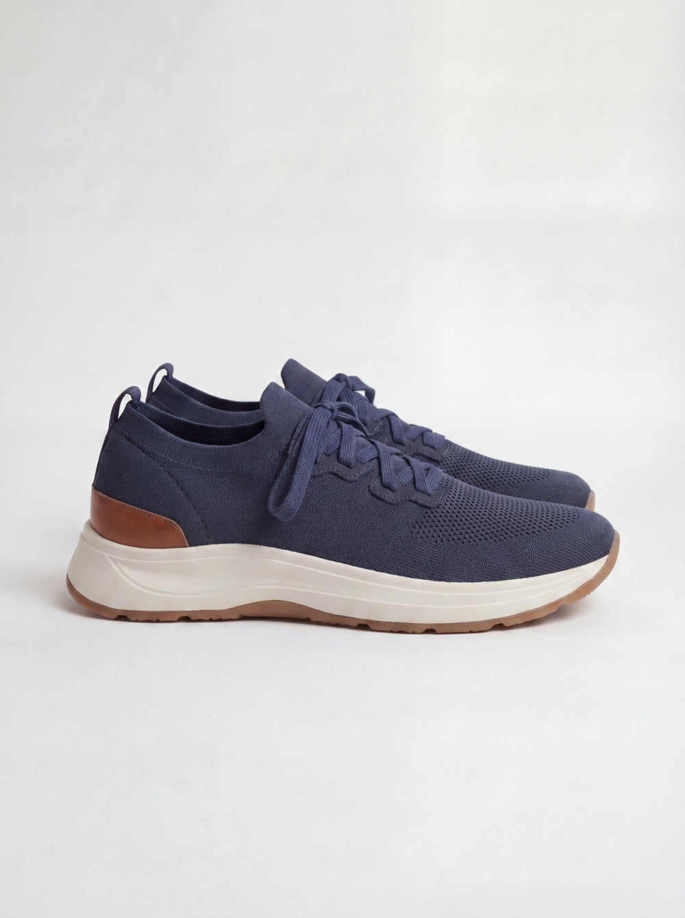 Men Pini Parma bue knitted sneakers made in Italy by Gran Sasso
