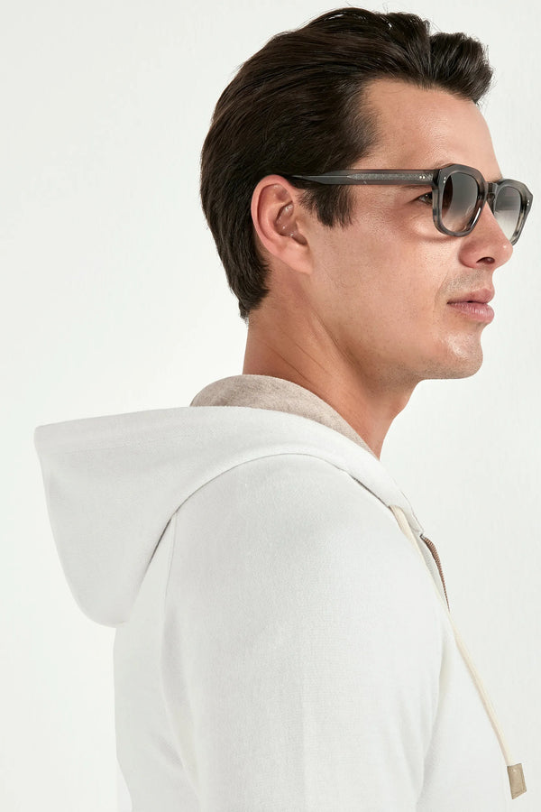 off white cashmere hoodie, men's knit hoodie, italian cashmere hoodie, off white hoodie, luxury men's knitwear, elegant men's hoodie, refined cashmere hoodie, tailored off white hoodie, premium italian hoodie, sophisticated men's knitwear, timeless italian hoodie, upscale men's hoodie, classic off white hoodie, italian craftsmanship hoodie, premium men's cashmere hoodie, refined italian hoodie