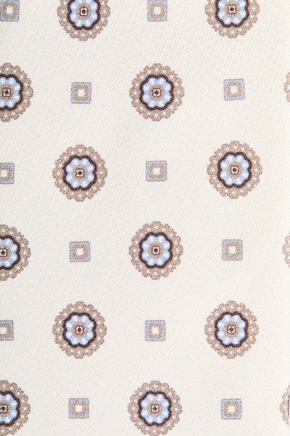 men pini parma off white tie made in italy with flower pattern 