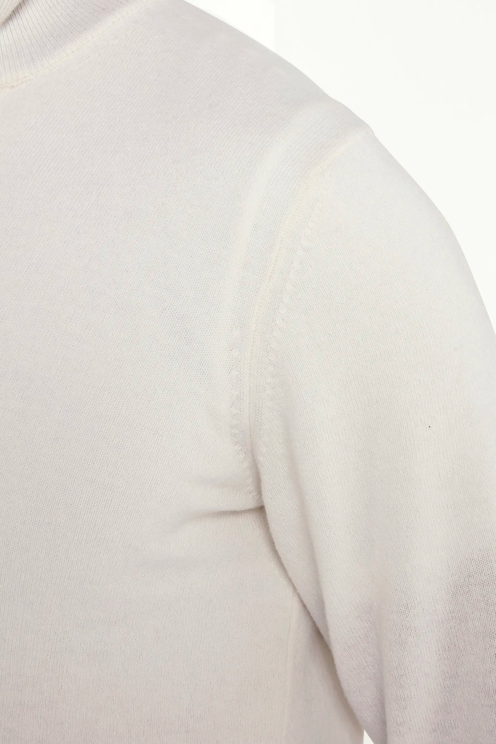 off white half zip sweater, men's cashmere half zip, italian wool half zip, off white zip sweater, luxury men's half zip, elegant men's knitwear, refined wool half zip, tailored off white half zip, premium italian half zip, sophisticated men's zip sweater, timeless italian knitwear, upscale men's half zip, classic off white sweater, italian craftsmanship knitwear, premium men's cashmere zip, refined italian half zip