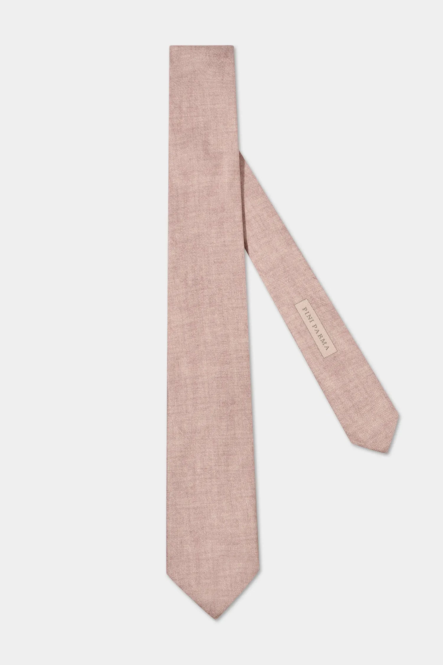 Cravate en soie imprimée vieux rose - Made in Italy