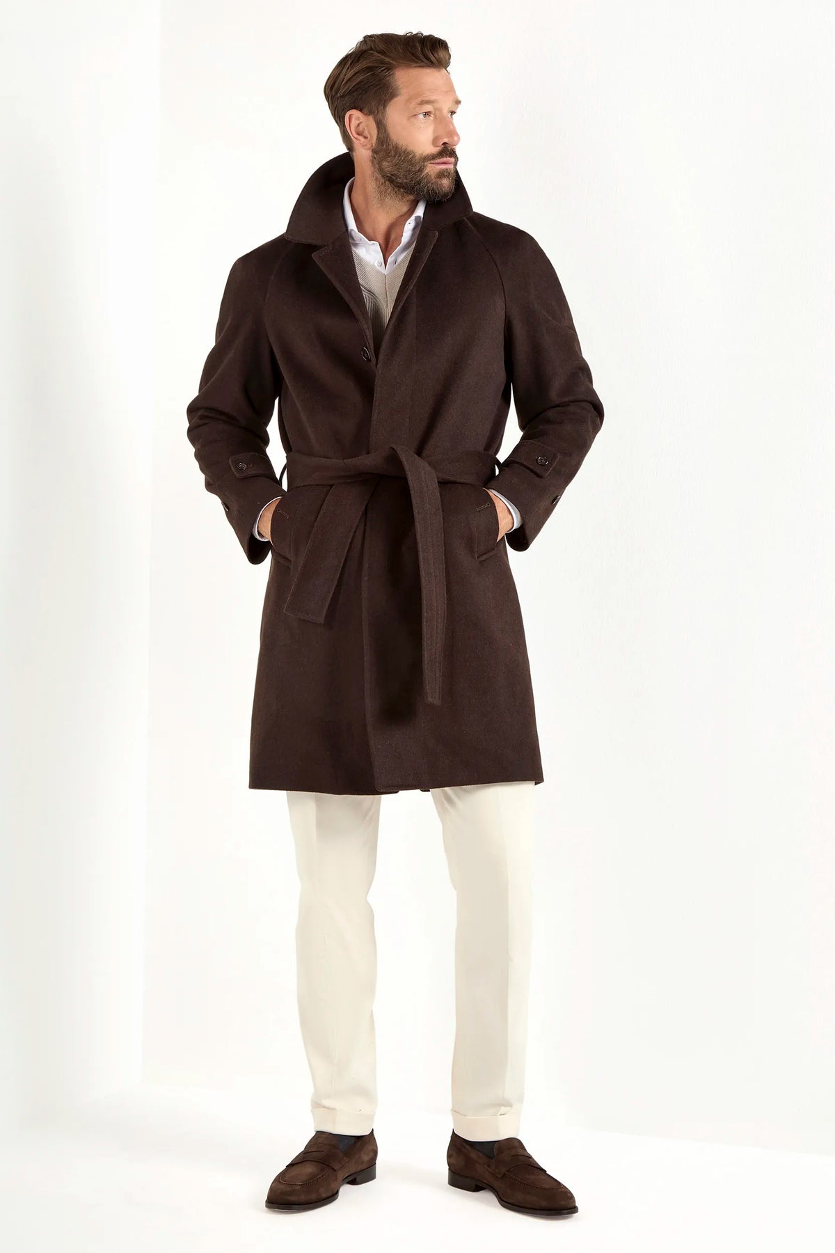 Brown Coat, Loro Piana Wool Coat, Brown Loro Piana Coat, Italian style wool coat, Loro Piana Brown Coat, Cappotto marrone, cappotto di lana Loro Piana, cappotto marrone Loro Piana, cappotto di lana in stile italiano, cappotto marrone Loro Piana, Manteau marron, Manteau de laine Loro Piana, Manteau marron Loro Piana, Manteau de laine de style italien, Manteau marron Loro Piana, Loro Piana "Capolavoro"