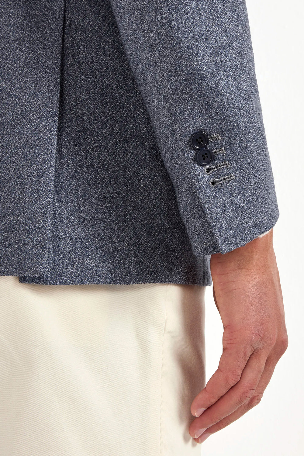 Dusty blue jacket - Made in Italy