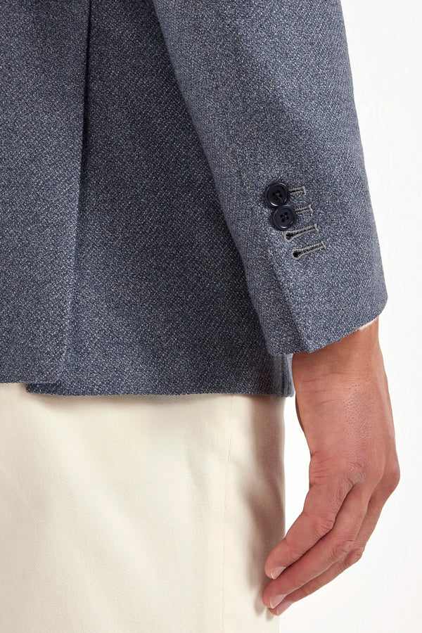 Dusty blue jacket - Made in Italy