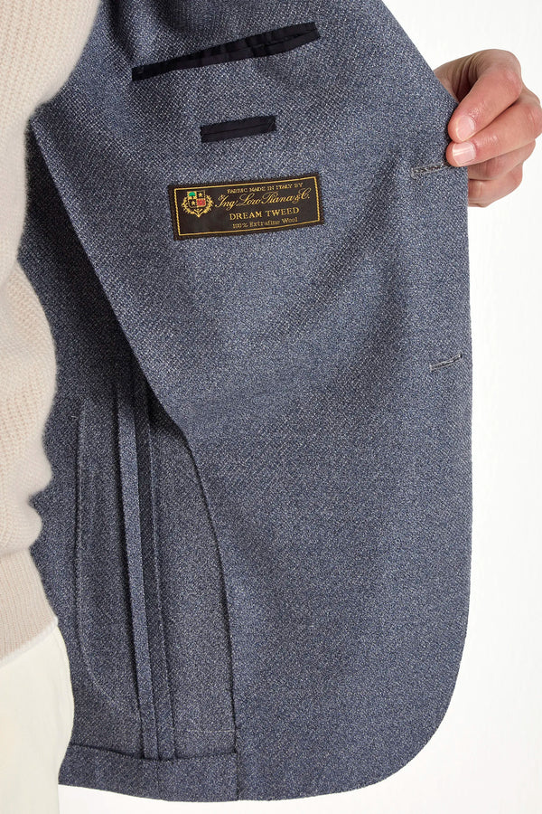Dusty blue jacket - Made in Italy