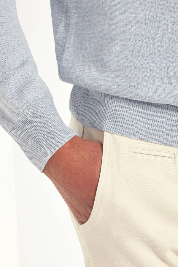 merino wool polo, light blue polo, italian style, made in italy, 100% merino wool polo, lightweight knit polo, luxury knit polo, elegant polo shirt, refined menswear polo, premium italian knitwear, smart casual polo, versatile winter layering, fine merino polo, tailored fit polo, breathable wool polo, soft merino knit polo, upscale polo shirt, italian craftsmanship polo, winter polo layering, polished knit polo