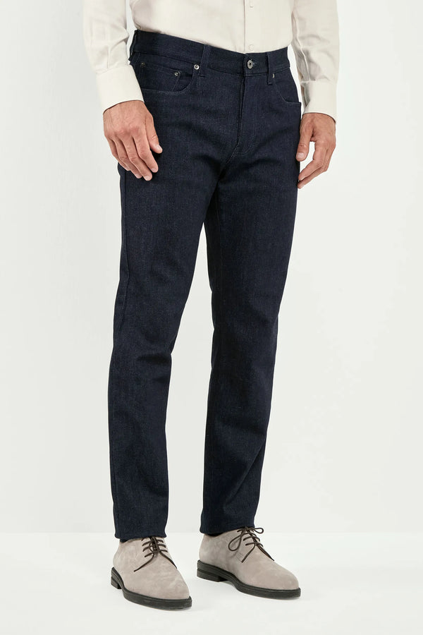 Raw cotton and cashmere jeans - Made in Italy
