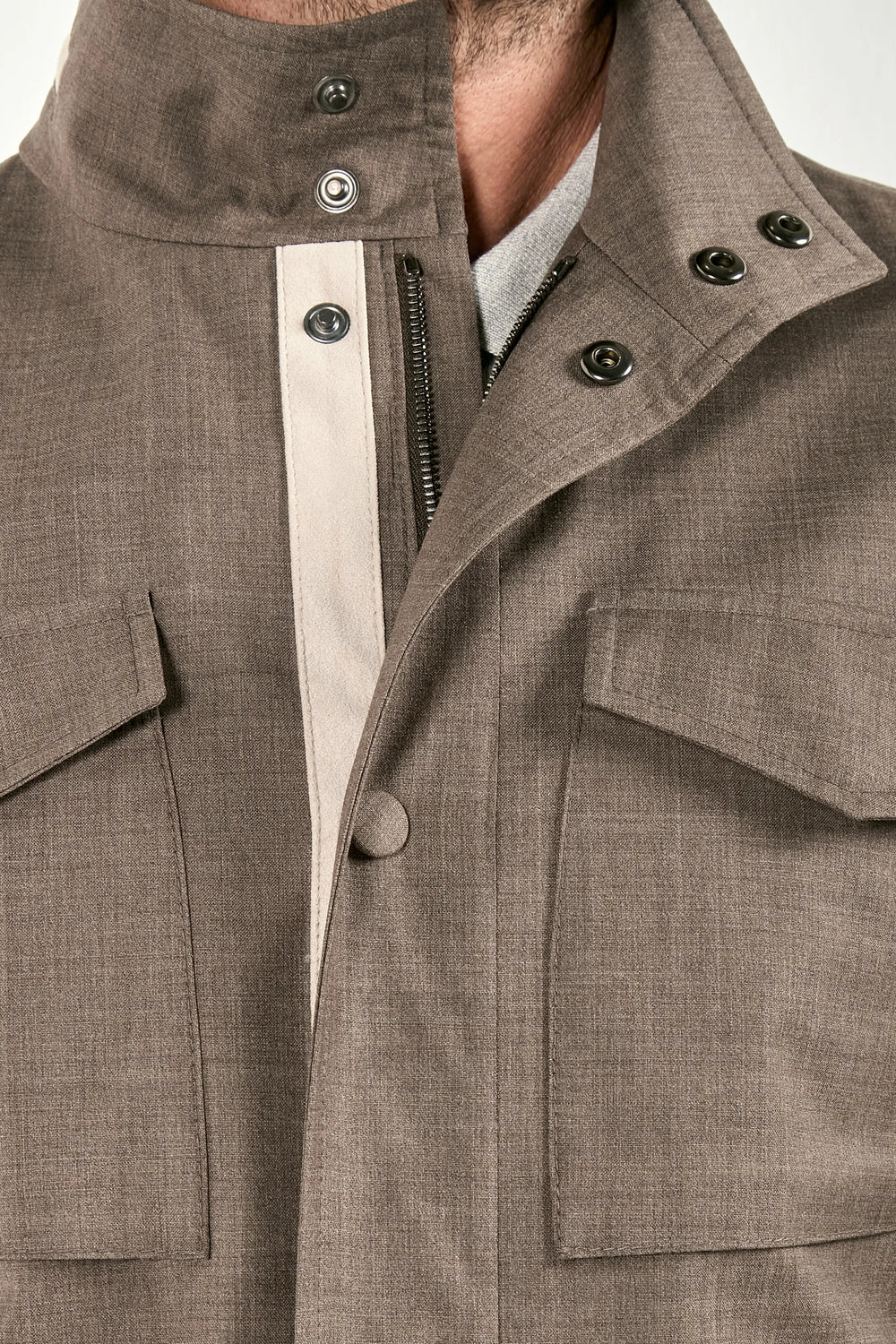 tobacco field jacket, men's tobacco jacket, italian field jacket, brown field jacket, luxury men's outerwear, elegant men's jacket, refined field jacket, tailored tobacco jacket, premium italian outerwear, sophisticated men's jacket, timeless italian jacket, upscale men's field jacket, classic tobacco jacket, italian craftsmanship jacket, premium men's outerwear, refined italian field jacket