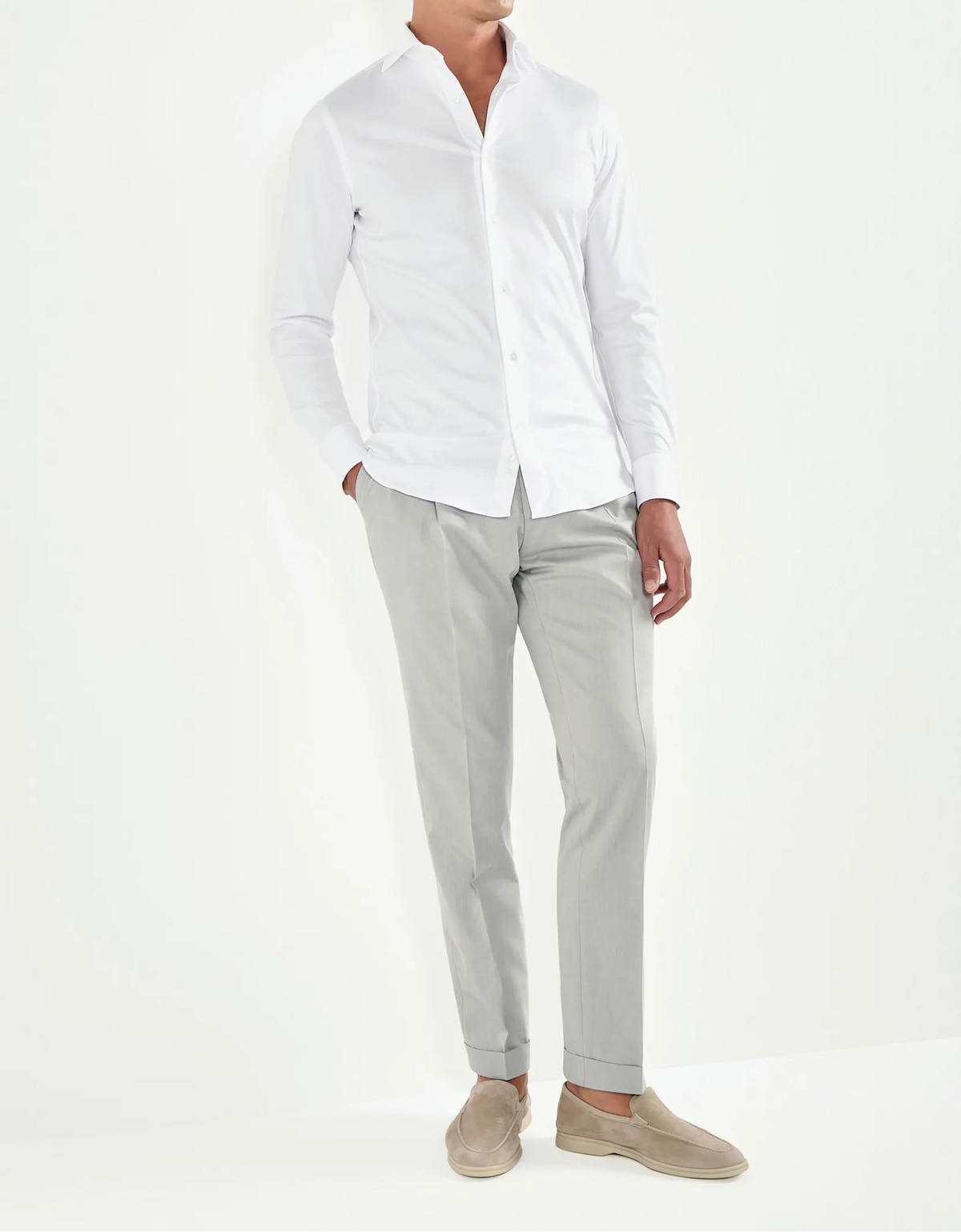 white cotton shirt, men's white shirt, italian mercerized shirt, white dress shirt, luxury men's shirt, elegant men's shirt, refined cotton shirt, tailored white shirt, premium italian shirt, sophisticated men's shirt, timeless italian shirt, upscale men's shirt, classic white shirt, italian craftsmanship shirt, premium mercerized cotton shirt, refined italian shirt