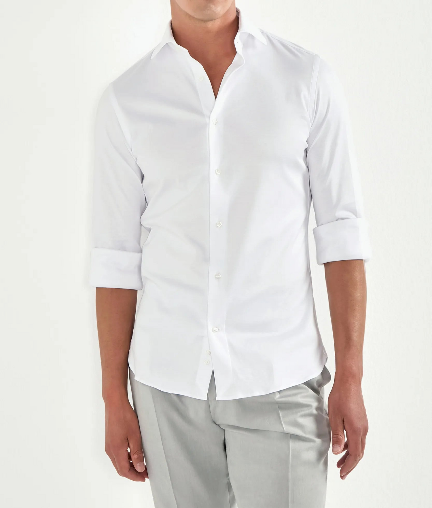 white cotton shirt, men's white shirt, italian mercerized shirt, white dress shirt, luxury men's shirt, elegant men's shirt, refined cotton shirt, tailored white shirt, premium italian shirt, sophisticated men's shirt, timeless italian shirt, upscale men's shirt, classic white shirt, italian craftsmanship shirt, premium mercerized cotton shirt, refined italian shirt