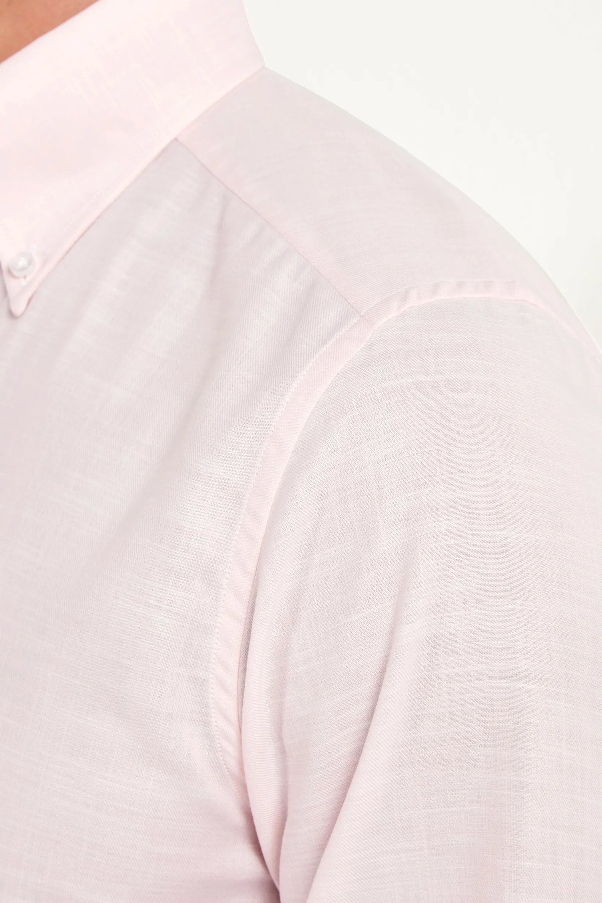 Pini Parma men made in italy pink chambray button down shirt 