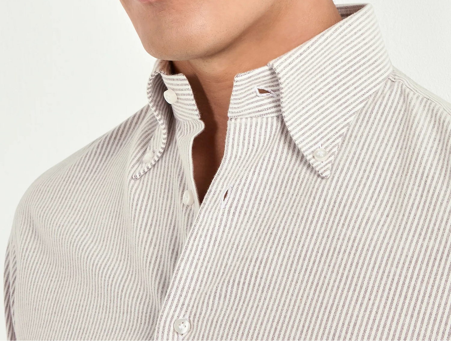 plum striped shirt, men's striped button down, italian brushed cotton shirt, plum button down shirt, luxury men's shirt, elegant men's shirt, refined striped shirt, tailored plum shirt, premium italian shirt, sophisticated men's button down, timeless italian shirt, upscale men's shirt, classic striped shirt, italian craftsmanship shirt, premium men's brushed cotton shirt, refined italian striped shirt