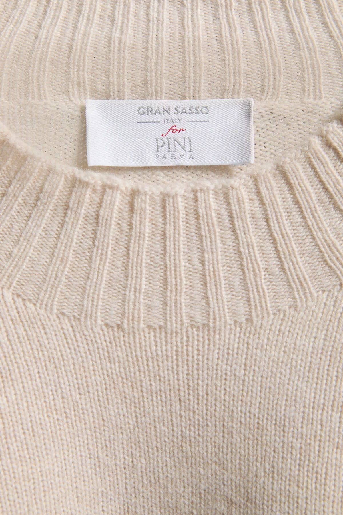 Sand mock neck - Made in Italy
