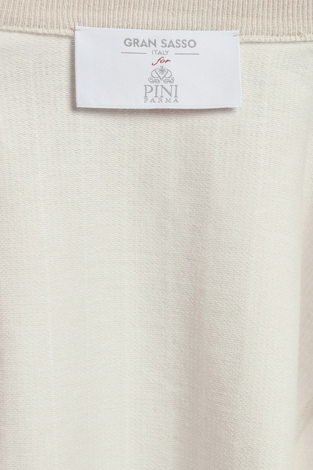 Men Pini Parma beige cotton and linen striped bomber made in italy 