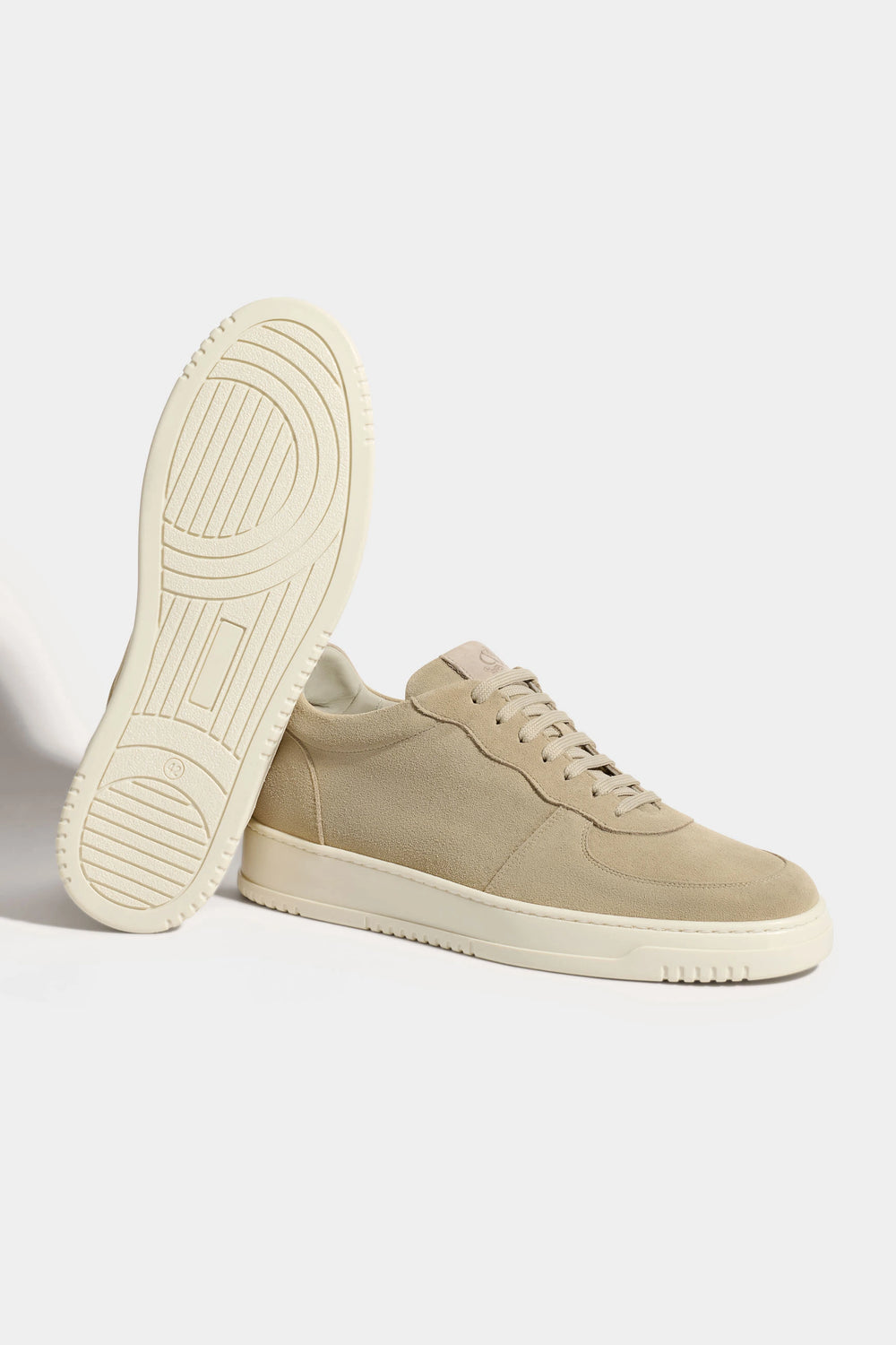 Men Pini Parma sand sneakers made in italy in suede leather