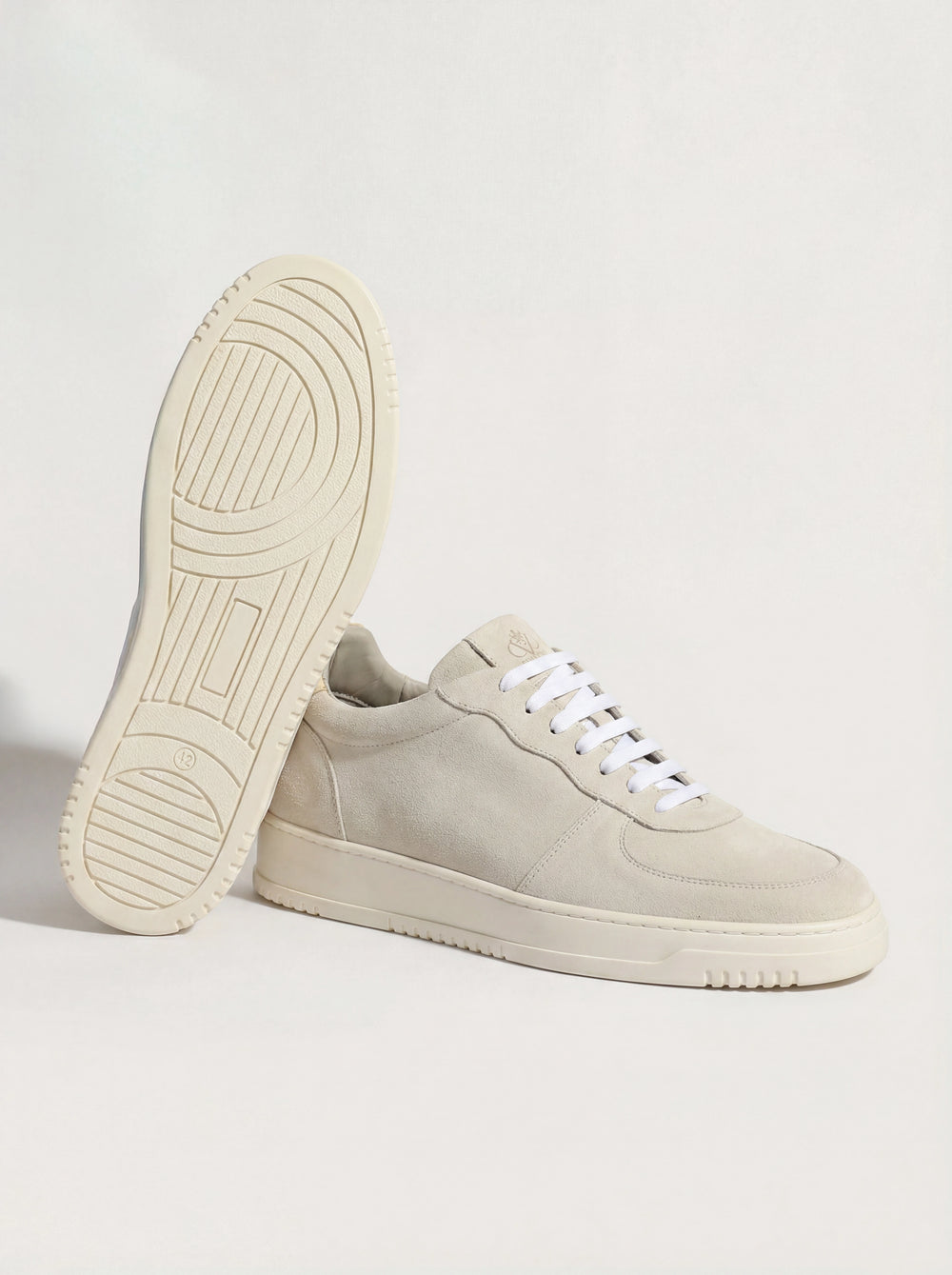 Men Pini Parma sand sneakers made in italy in suede leather