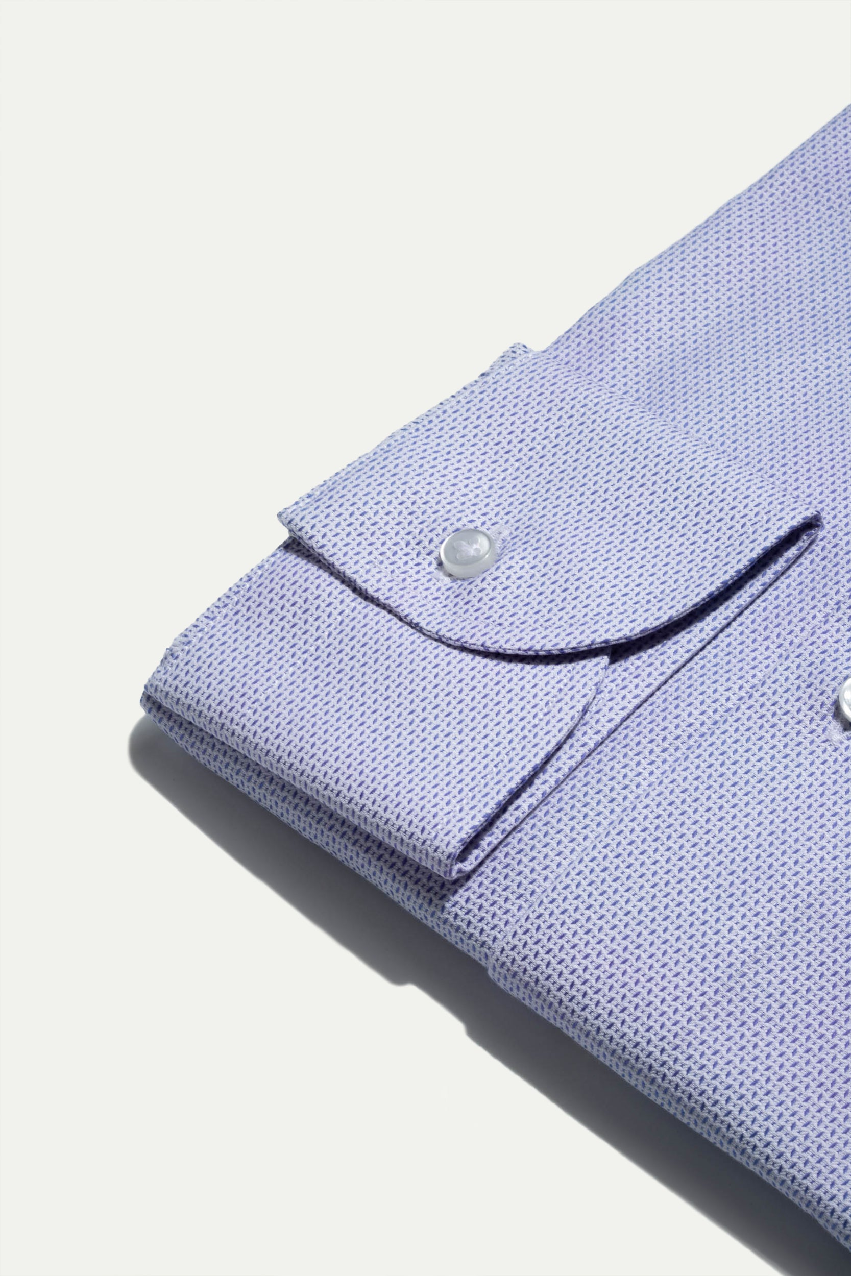 Light blue textured shirt - Made In Italy